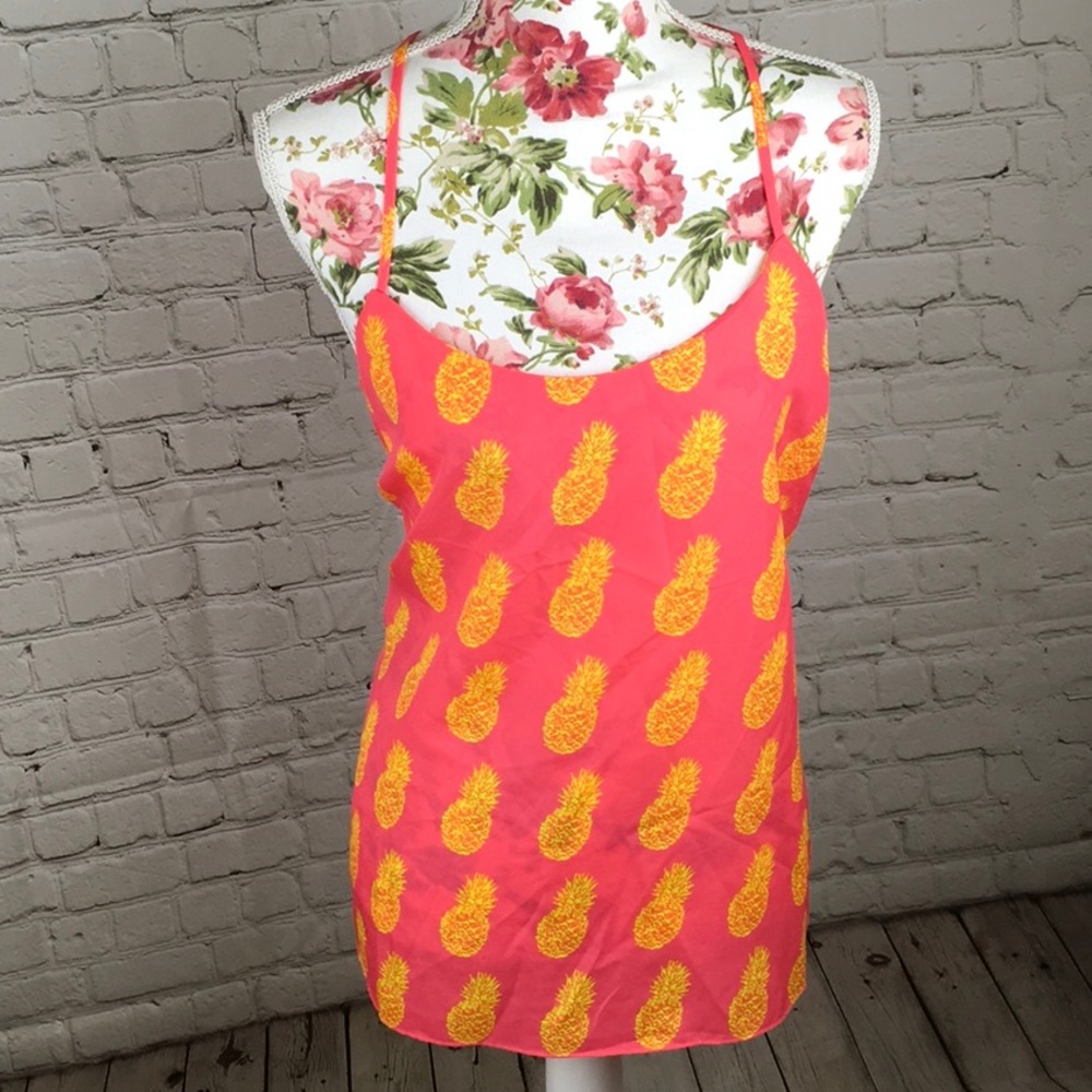 J. Crew Pineapple Tank top